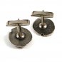 Athena & Owl Silvertone Cufflinks Patent No. 2920363 62414