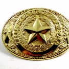 The State of Texas Goldtone Belt Buckle 2192014