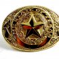 The State of Texas Goldtone Belt Buckle 2192014