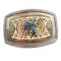 Western Silvertone Cowboy Saddle Belt Buckle #102113p