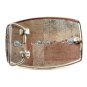 Western Silvertone Cowboy Saddle Belt Buckle #102113p