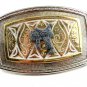 Western Silvertone Cowboy Saddle Belt Buckle #102113p