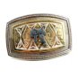 Western Silvertone Cowboy Saddle Belt Buckle #102113p