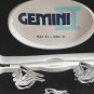 Gemini The Twins Silvertone Dressy Cufflinks & Tie Tac by Gemini II