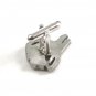 Gemini The Twins Silvertone Dressy Cufflinks & Tie Tac by Gemini II