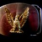 Eagle belt buckle two tone