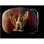 Eagle belt buckle two tone