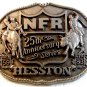 1983 Hesston National Finals Rodeo 25th Anniversary Belt Buckle