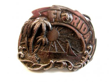 1980 Florida Belt Buckle Made in USA with Serial Number
