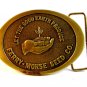 Ferry Morse Seed Co. Let The Good Earth Produce Belt Buckle