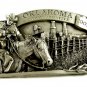 1985 Commemorative Oklahoma 1907 Belt Buckle by Arroyo Grande 102214