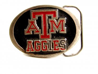 1992 ATM Aggies Belt Buckle by Great American Buckle Co