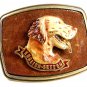 1979 English Setter Enameled Belt Buckle 51514 by Raintree