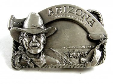 1985 Arizona Comemorative Belt Buckle by Arroyo Grande 102314