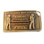 1992 Kansas Small Mine Safety Shoot Out Belt Buckle