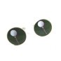 Golfers Golf Ball on Tee on Green Cufflinks Not Marked 8714
