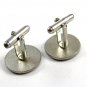 Golfers Golf Ball on Tee on Green Cufflinks Not Marked 8714