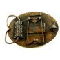 1984 Plow & Planter Centennial Belt Buckle w/ Stand 10232013