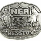 1983 National Finals Rodeo NFR 25th Anniversary Belt Buckle By Hesston 121614