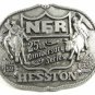 1983 National Finals Rodeo NFR 25th Anniversary Belt Buckle By Hesston 121614
