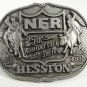 1983 National Finals Rodeo NFR 25th Anniversary Belt Buckle By Hesston 121614