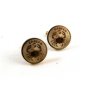 Goldtone Cancer Crab 69 Cufflinks by Destino