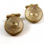 Goldtone Cancer Crab 69 Cufflinks by Destino
