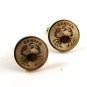 Goldtone Cancer Crab 69 Cufflinks by Destino