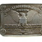 NRA Leadership Award Freedom Belt Buckle 10312013