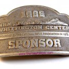 1999 National Rifle Association NRA Whittington Center Sponsor Belt Buckle