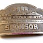 1999 National Rifle Association NRA Whittington Center Sponsor Belt Buckle