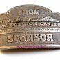 1999 National Rifle Association NRA Whittington Center Sponsor Belt Buckle