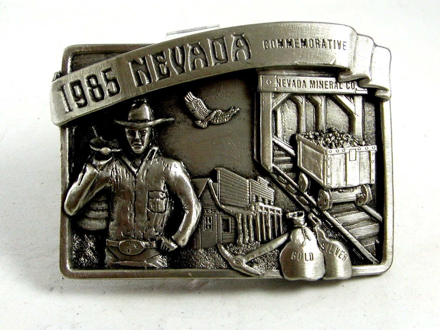 1985 Nevada Comemorative Belt Buckle by Arroyo Grande 102214