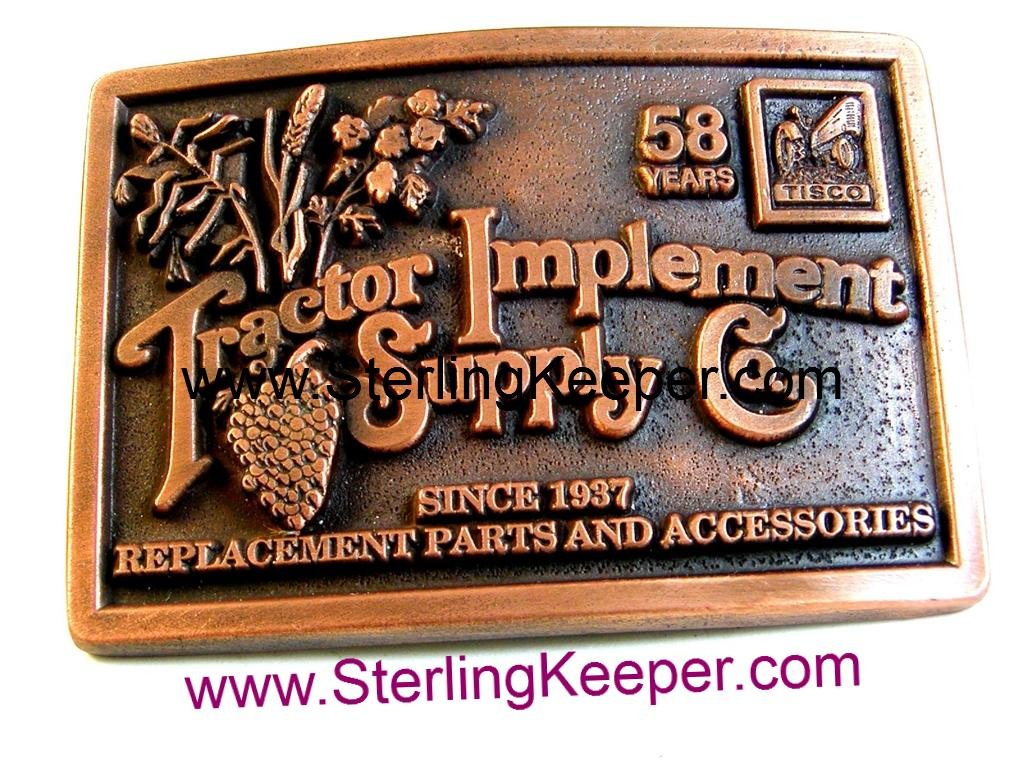 1995 Tractor Implement Supply Co. Belt Buckle Limited Edition