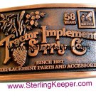 1995 Tractor Implement Supply Co. Belt Buckle Limited Edition