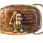 1990 Kansas Small Mine Safety Rescue Contest Belt Buckle