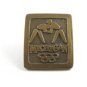 Michigan Olympics ??? Wresting Brass Belt Buckle Not Marked 092314
