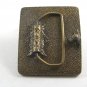Michigan Olympics ??? Wresting Brass Belt Buckle Not Marked 092314