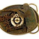 1985 I'd Rather Be Hunting Belt Buckle 5714 by Great American Buckle Co