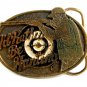 1985 I'd Rather Be Hunting Belt Buckle 5714 by Great American Buckle Co