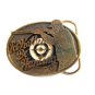 1985 I'd Rather Be Hunting Belt Buckle 5714 by Great American Buckle Co