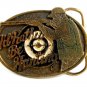 1985 I'd Rather Be Hunting Belt Buckle 5714 by Great American Buckle Co