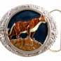 1986 Cougar Enameled Belt Buckle 51514 by Bergamot