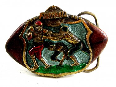 Football Belt Buckle by Great American Buckle Co. 2052013