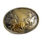 Cowboy Western Cattle Drive Roping Belt Buckle 82014