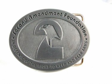 Second Amendment Foundation Right To Keep & Bear Arms Belt Buckle by CD HIT