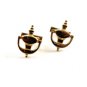 Goldtone Door Knocker Cufflinks No Markings