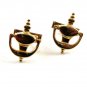 Goldtone Door Knocker Cufflinks No Markings