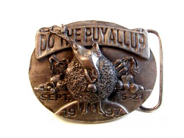 1997 Do The Puyallup Belt Buckle by Siskiyou