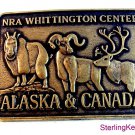 NRA Whittington Center Alaska & Canada Belt Buckle